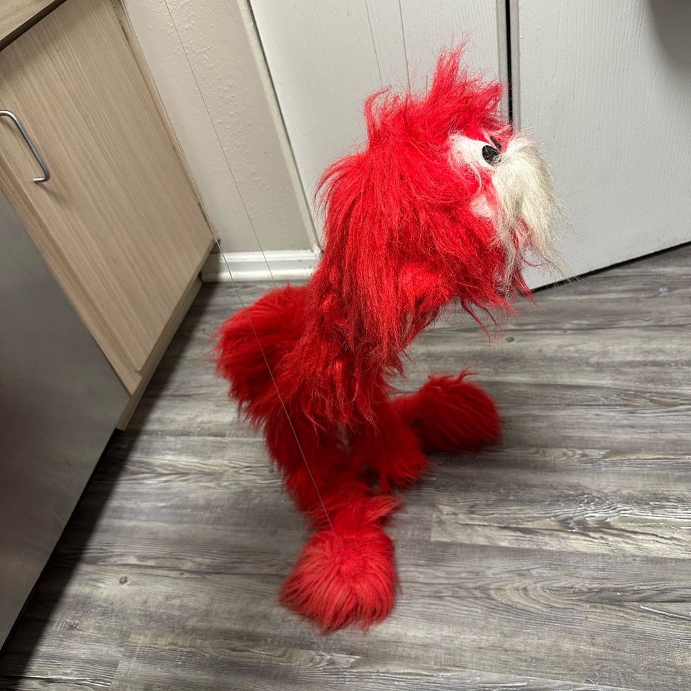 Red Furry Puppet